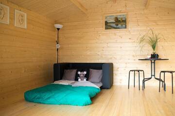 Фото номера Бунгало Делюкс Кемпинги Island Dole Tiny House г. Саласпилс 11
